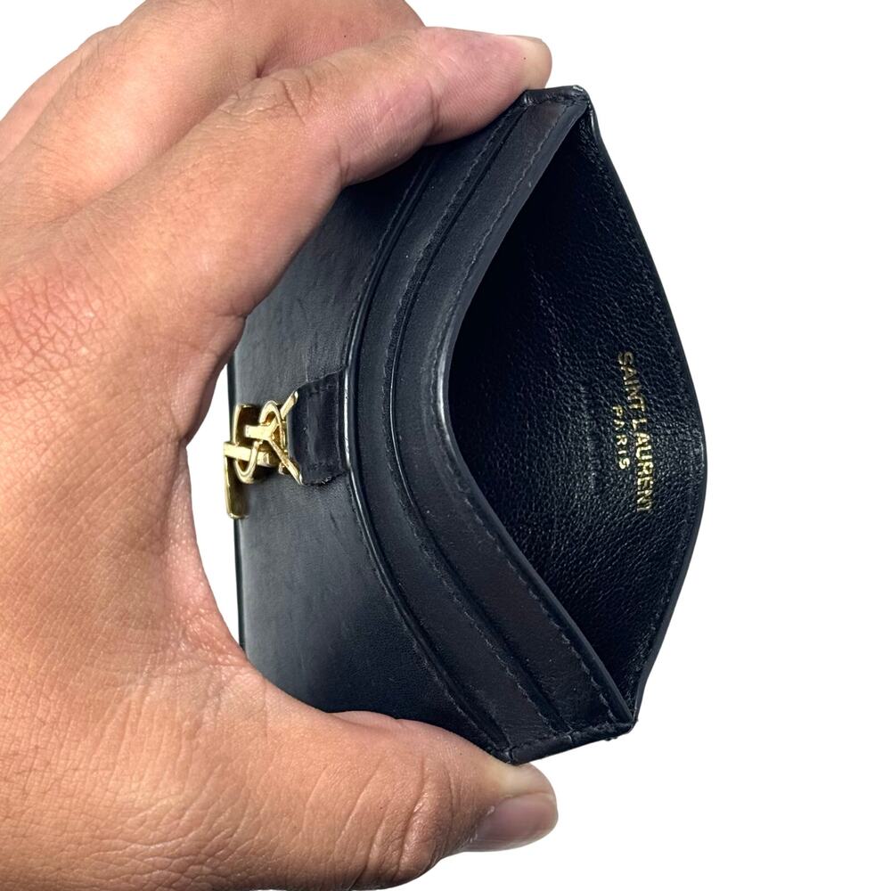 YSL Logo Cardholder Wallet - Picture 10 of 13